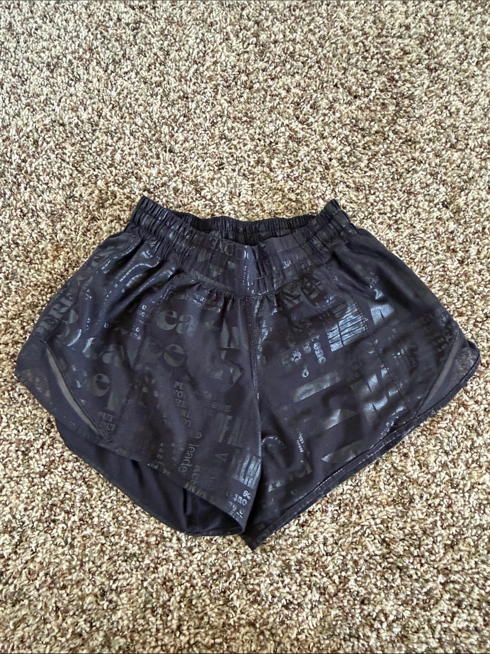 Lululemon Black Hotty Hot Shorts